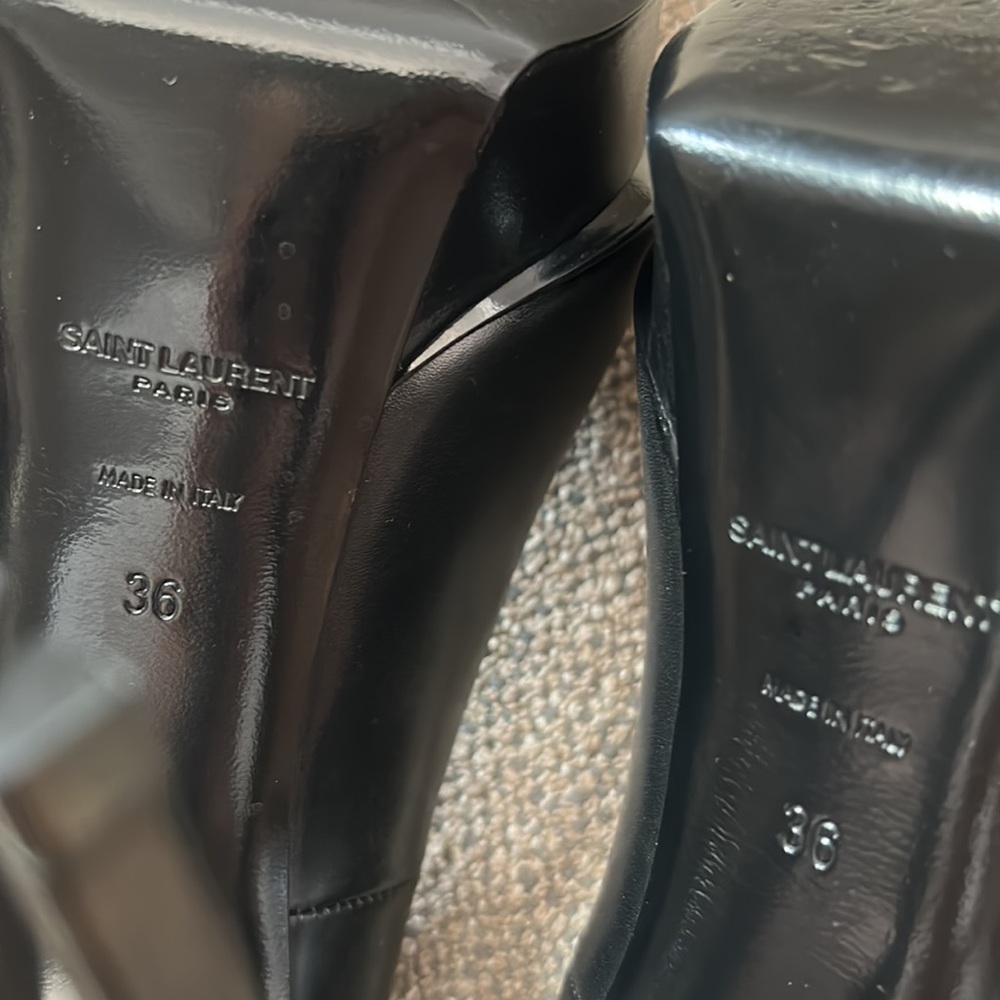 Saint Laurent Platform Pumps With Python Toe Fr36 - image 6